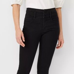 Sculpting black skinny jeans Ann Taylor